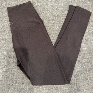 Beyond yoga midi leggings, brown, xs